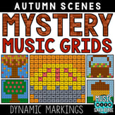 Autumn Mystery Music Grids - Dynamics Digital Resources